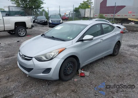 2012 Hyundai Elantra Gls z USA, uszkodzony, nr VIN 5NPDH4AE9CH147694